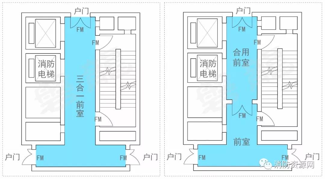 "前室穿套"的前生今世-建筑防火漫谈